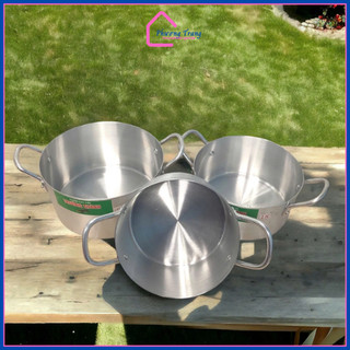 Nồi nhôm đúc loại dày, hàng tại xưởng nhiều size 16cm - 18cm - 20cm - Phương Trang