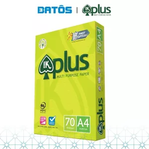 Giấy in A4 IK Plus 70gsm, 500 tờ/ Ream, nhập khẩu từ Indonesia.