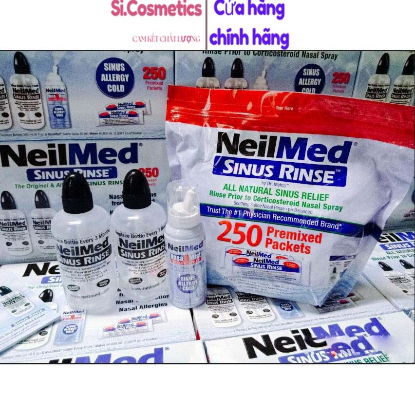 [ Tách lẻ 50 gói ] Muối Rửa Mũi Neilmed Sinus Rinse Chính Hãng Nội Địa Mỹ