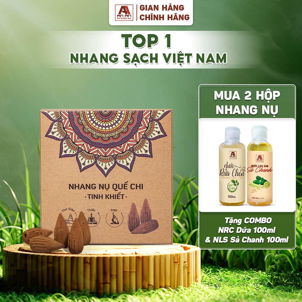 Ảnh Nụ Quế An An, nhang quế nụ, nụ quế xông nhà 100% tự nhiên hộp 39 viên - Thơm ấm áp, dễ chịu 1
