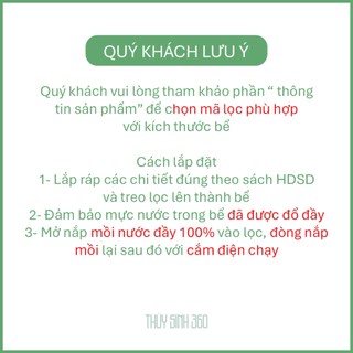 Lọc Treo Sunsun YBG Thế Hệ Mới - Có Lọc Váng, Điều Chỉnh Dòng - Cho Bể Cá Cảnh, Thủy Sinh