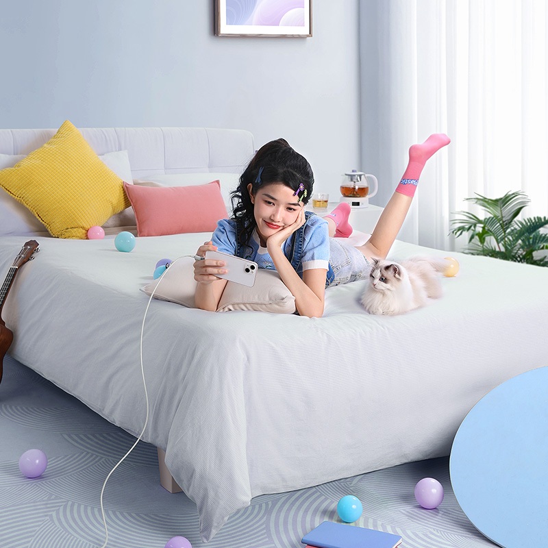 Ảnh Cáp sạc nhanh tự ngắt Baseus Explorer Series with Smart Temperature Control Type-C to iP 20W nhiều màu 3