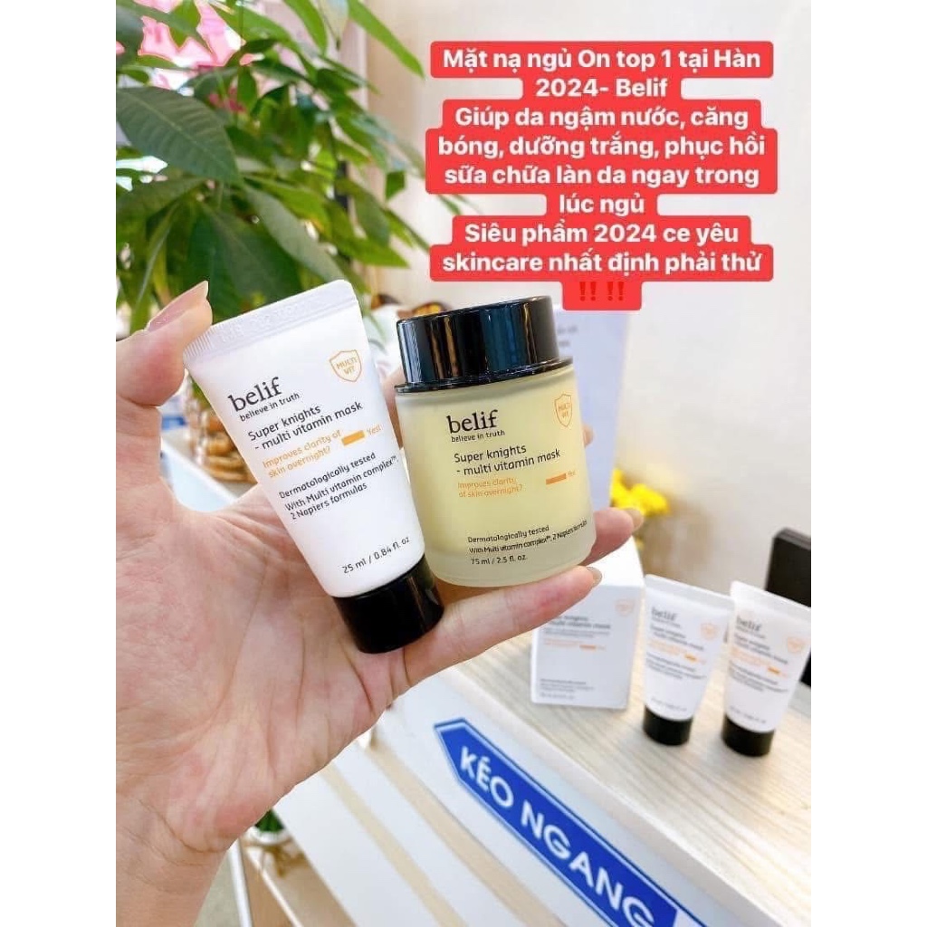 (Mini 25ml) MẶT NẠ NGỦ SÁNG DA BELIF