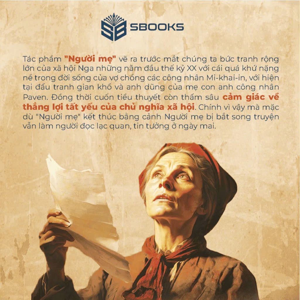 Sách - Người Mẹ - SBOOKS - Maxim Gorky
