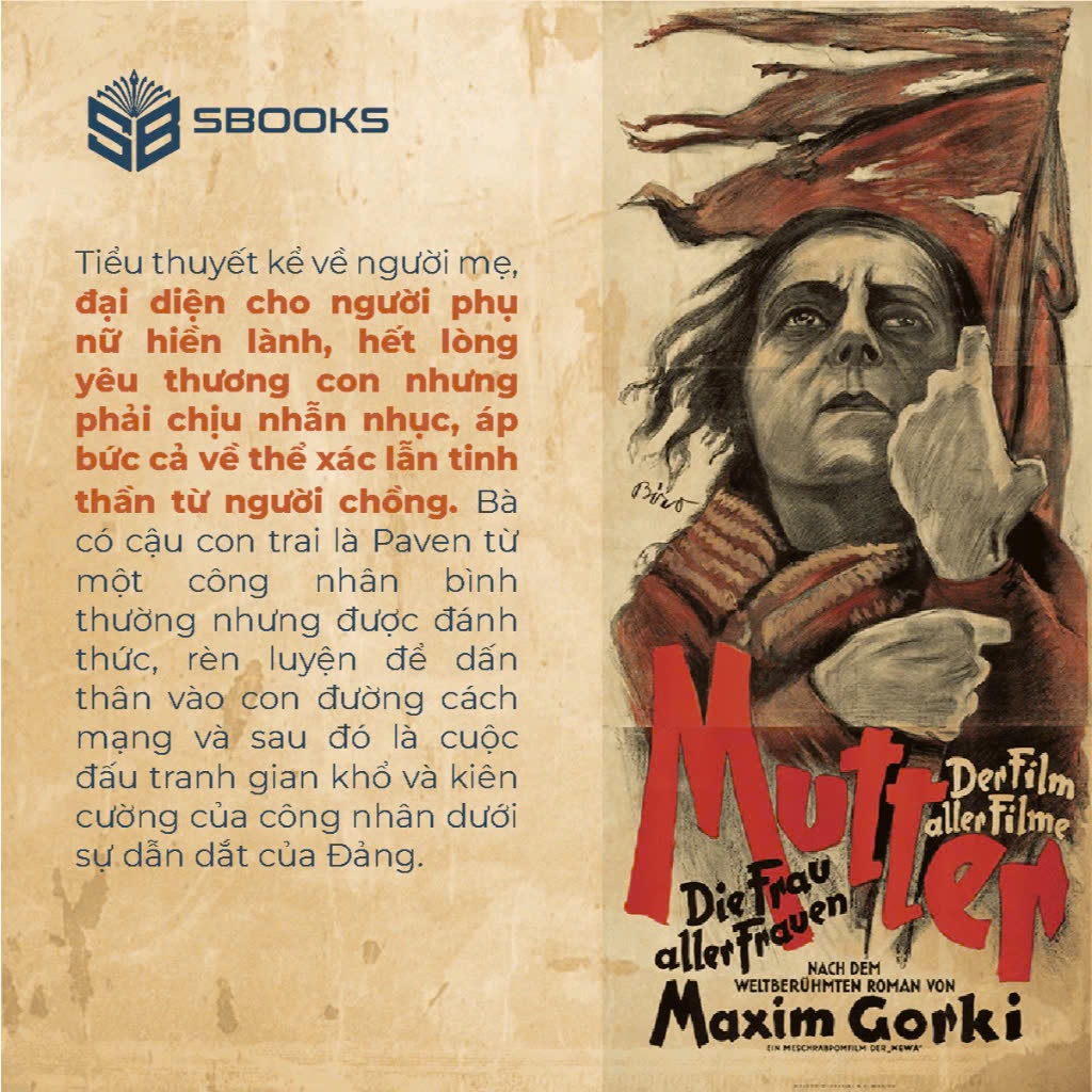 Sách - Người Mẹ - SBOOKS - Maxim Gorky