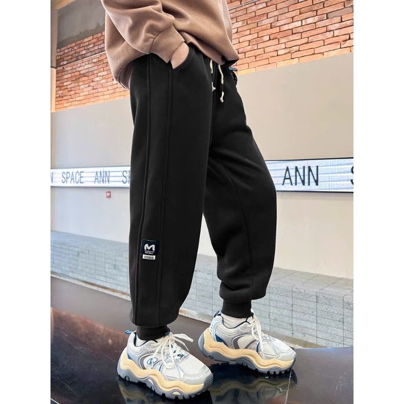 Quần dài trẻ em chất NỈ LÓT LÔNG bé từ 25-60kg hàng QCCC