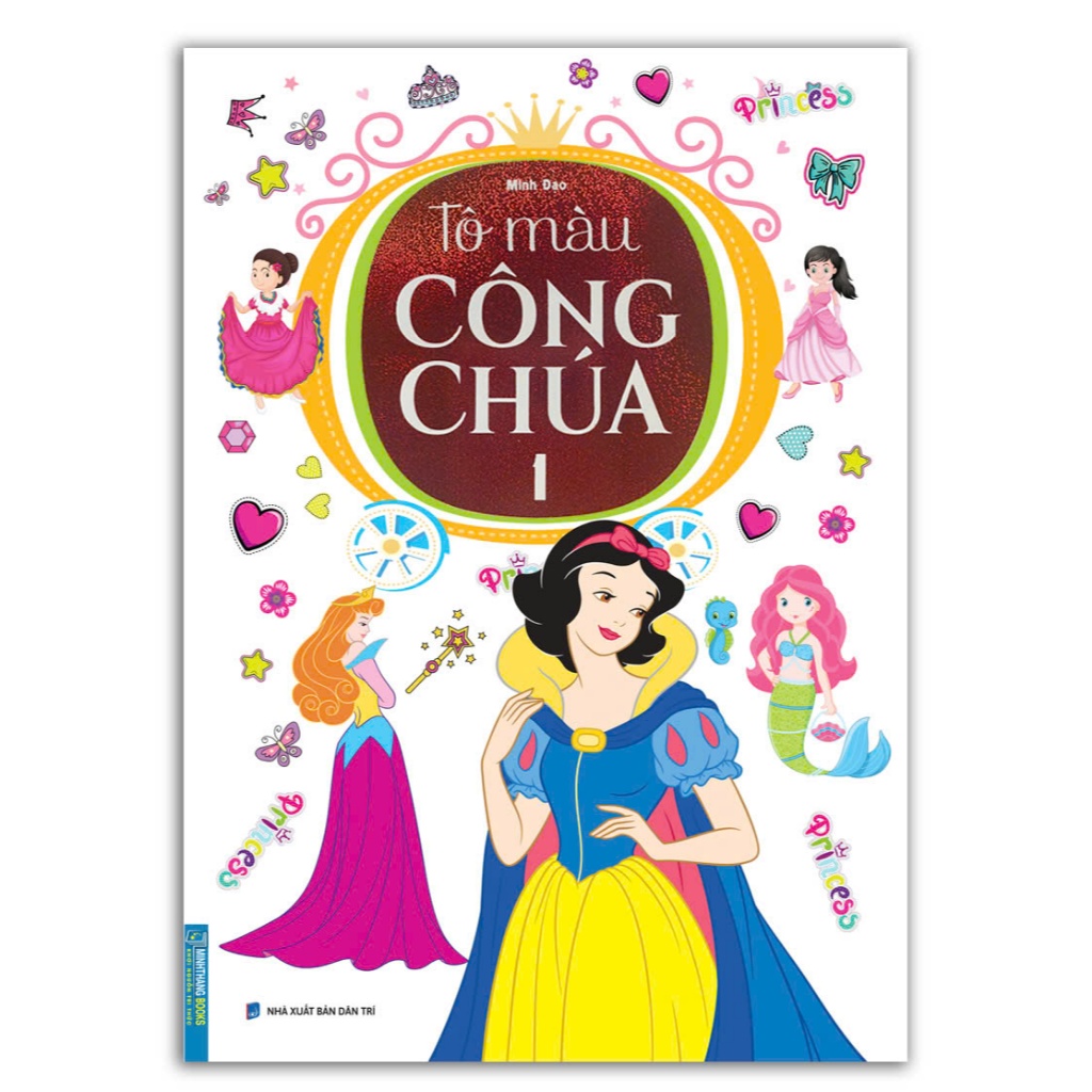 Ảnh Sách - Túi Tô màu công chúa ( 5 cuốn ) 4