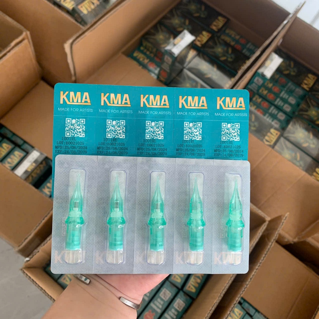 Kim KMA Siêu Bén - Kim Đạn Pen Con Mèo Xanh Lá