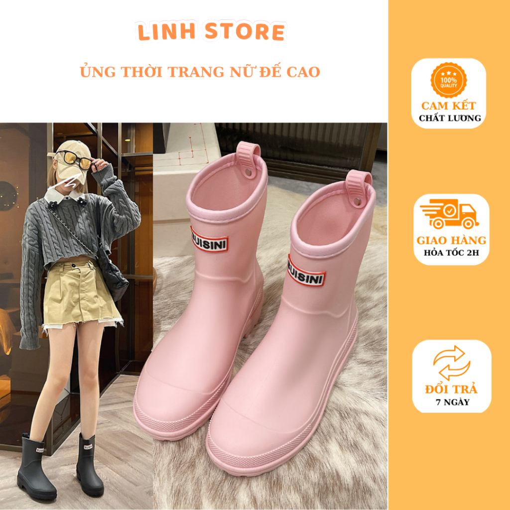 Ủng Thời Trang Đế Cao 3 Phân,Ủng Nữ Cao Cấp