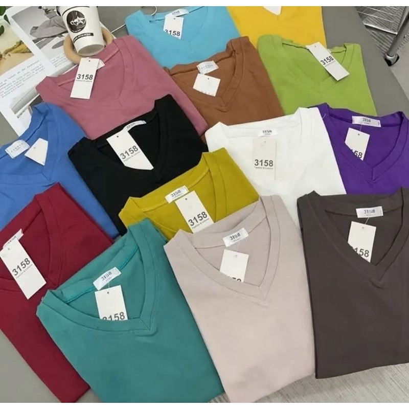 Sét Bộ Nữ Quần Ống Loe Umi Cạp Cao Co Dãn + Mix Áo Phông Cổ Tim Trơn Thụng  Form Rộng Cotton Su