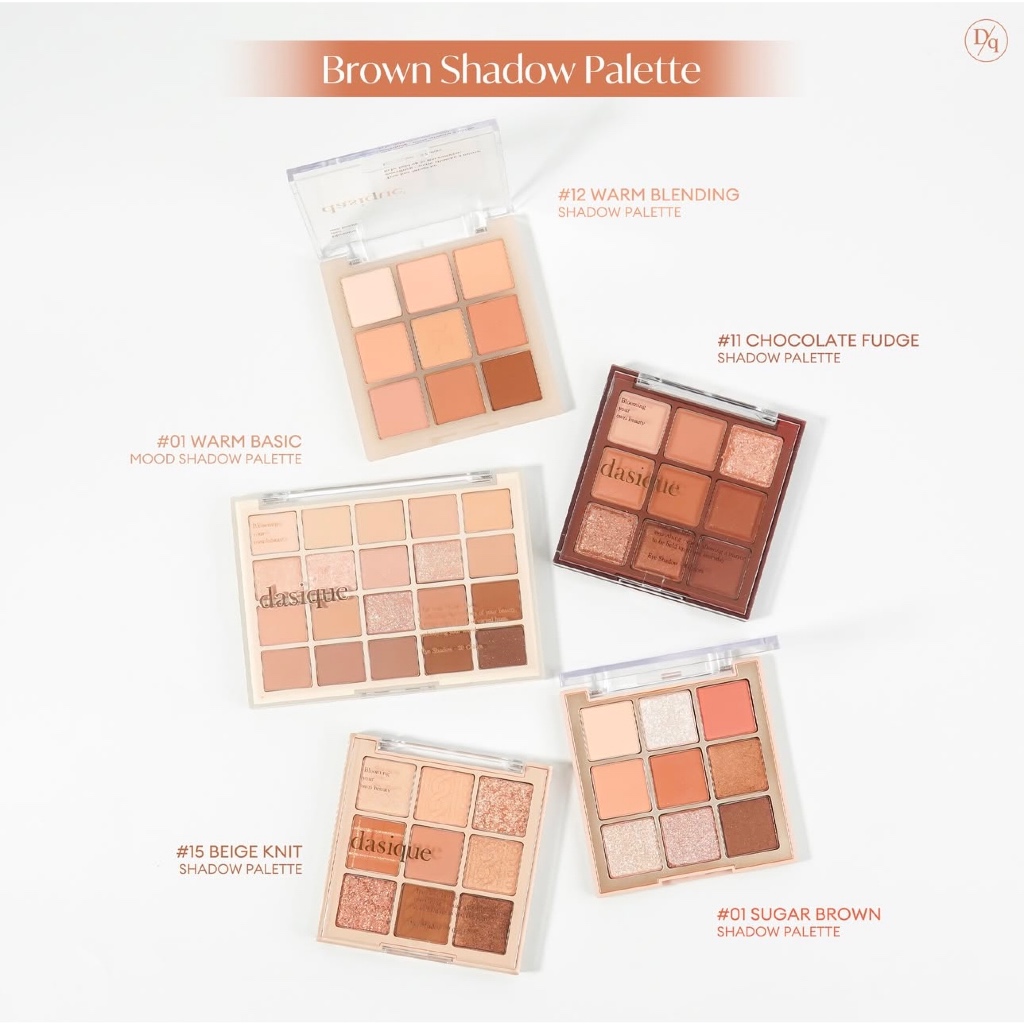 Bảng Phấn Mắt Dasique các loại