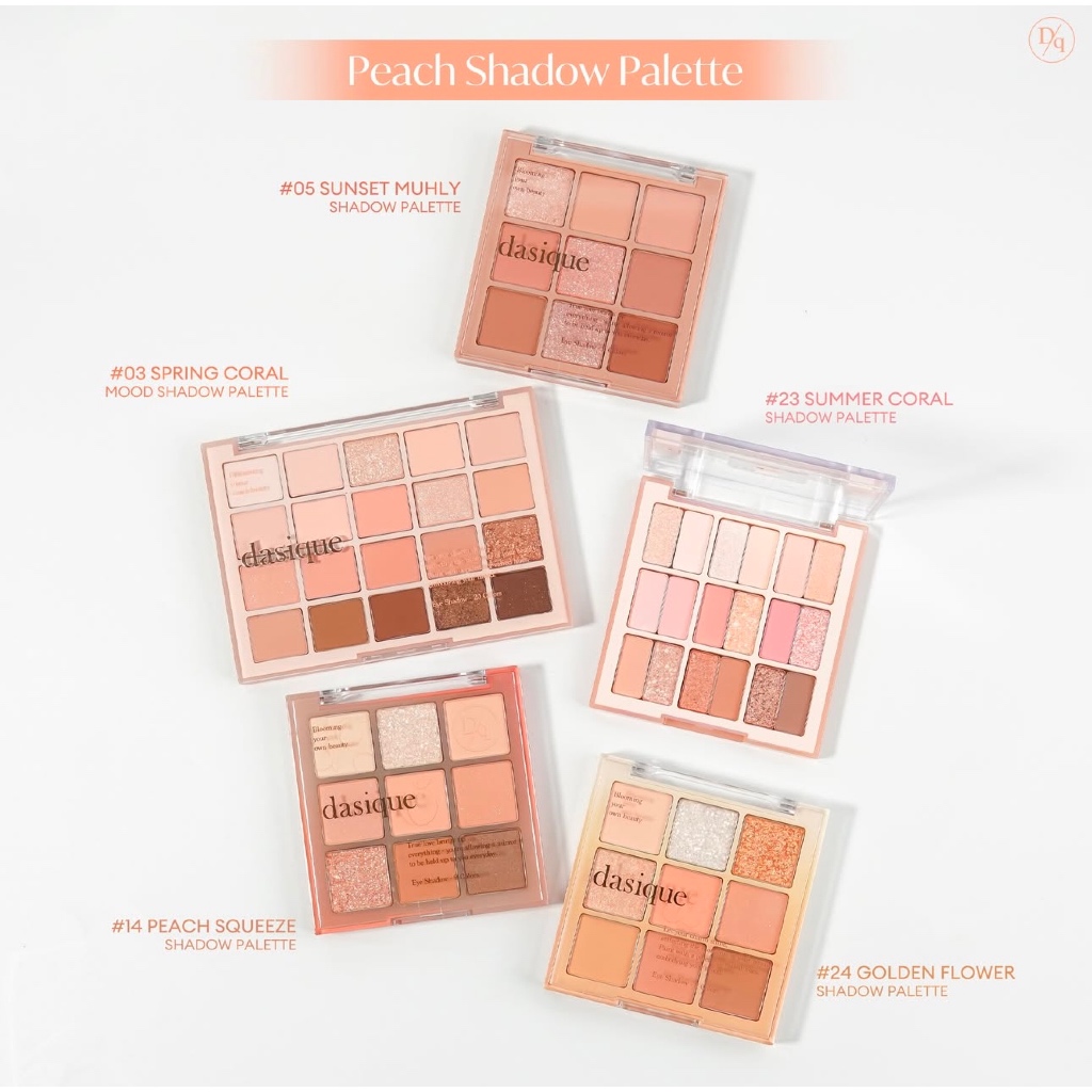 Bảng Phấn Mắt Dasique các loại