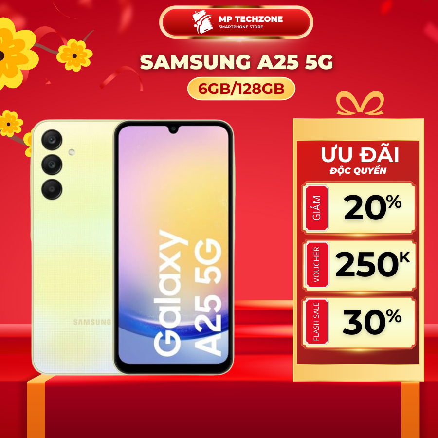 Điện thoại Samsung Galaxy A25 5G 6GB/128GB 6.5 Inch Pin 5000mAh Hàng ...