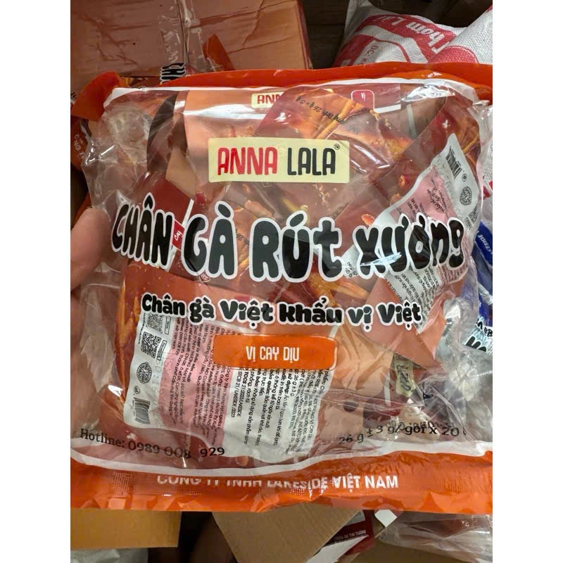[ Mẫu mới] Combo 20 chiếc chân gà rút xương CAY chính hãng Annalala