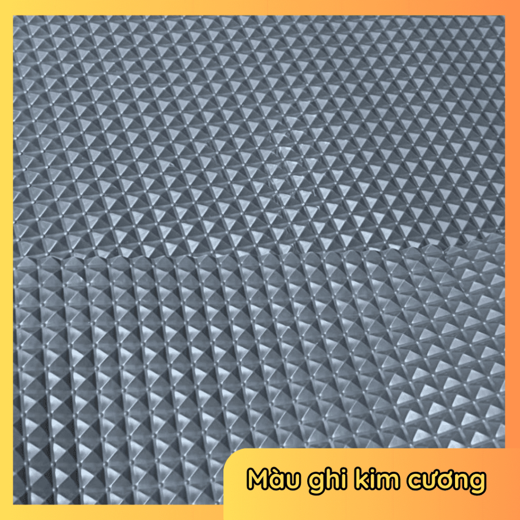 Thảm cao su vân kim cương lót sàn xe 7 chỗ kích thước 4.5m x 60cm và kèm cốp kích thước 3m x 1.2m