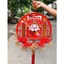 VÒNG TREO THẦN TÀI LẮC LƯ ĐÍNH HOA HÌNH TRÒN SIZE 38CM