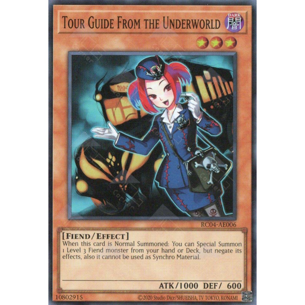 [ Bài Yugioh Chính Hãng ] RC04-AE006 Tour Guide From the Underworld ...