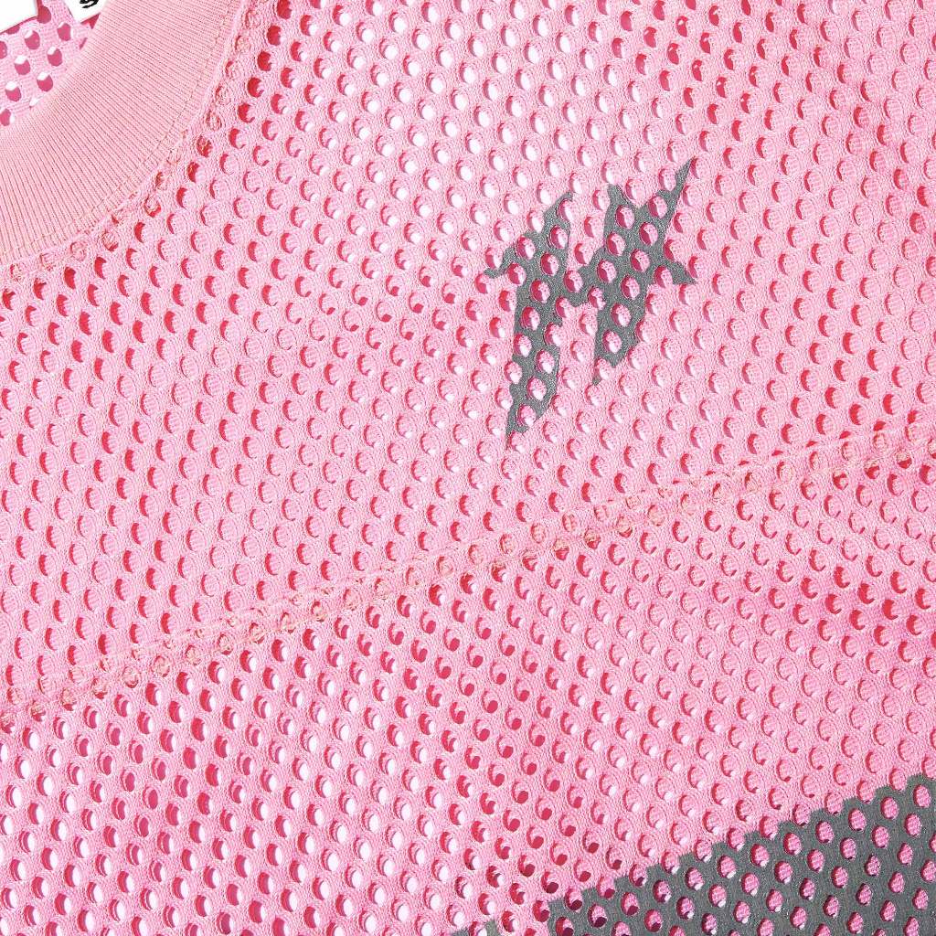 Ảnh HADES 777 Jersey Mesh Pink - HADES Brand chính hãng Áo thun jersey lưới unisex 3