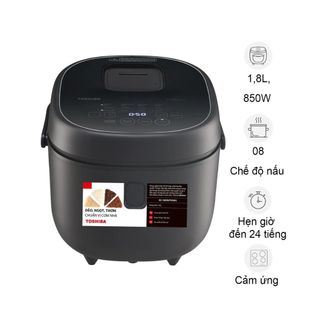Nồi cơm điện tử TOSHIBA RC-18DR4TVN (W / H) - 1.8L, hẹn giờ, giữ ấm 24h | BH 12 tháng