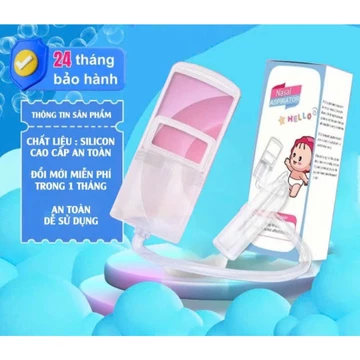 Bộ Hút Mũi, Dụng Cụ Hút Mũi Hàng Chính Hãng , Máy hút mũi An Toàn Dành Cho Bé,Dụng cụ hút mũi kéo tay thế hệ mới