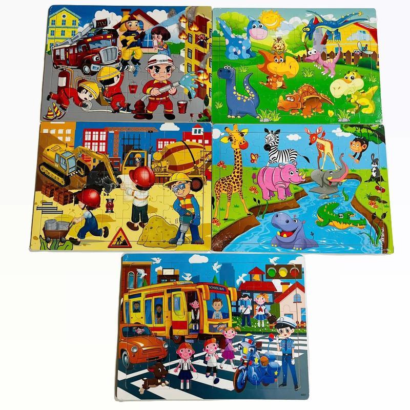 COMBO 3-5-8 Đô chơi Xếp hình 40 mảnh đồ chơi gỗ phát triển trí tuệ