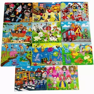 COMBO 3-5-8 Đô chơi Xếp hình 40 mảnh đồ chơi gỗ phát triển trí tuệ