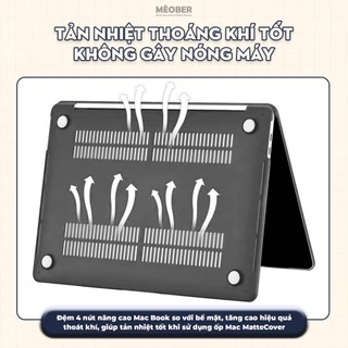 [Matte MacCover] Ốp bảo vệ siêu mỏng nhám mờ dành cho laptop Mac book Air Pro 13 14 15 16 M1 M2 M3 by MèoBer