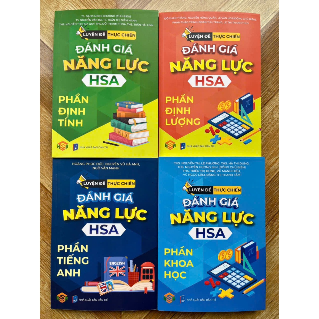 Sách - combo 4 quyển Luyện đề thực chiến đánh giá năng lực hsa | Shopee ...