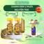 Combo Chanh Đen Ủ Muối 5 Năm Nguyên Trái 300gam, tặng Nước Cốt Chanh Đen
