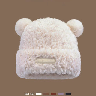 Mũ Lông Cừu Tai Gấu Hàn Quốc Unisex Nam Nữ MEILI STORE