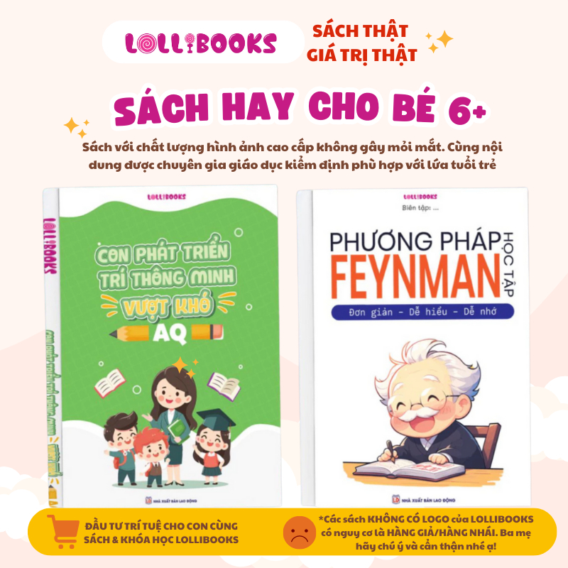 Ảnh Sách cho bé - Bộ 2 cuốn Phương Pháp Học Tập FEYNMAN và Tại Sao Phải Nỗ Lực - Lollibooks 1