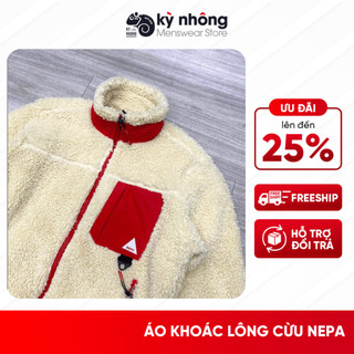 Áo khoác lông cừu Nepa, Áo khoác mùa đông Unisex, Áo khoác nam nữ phong cách Hàn Quốc