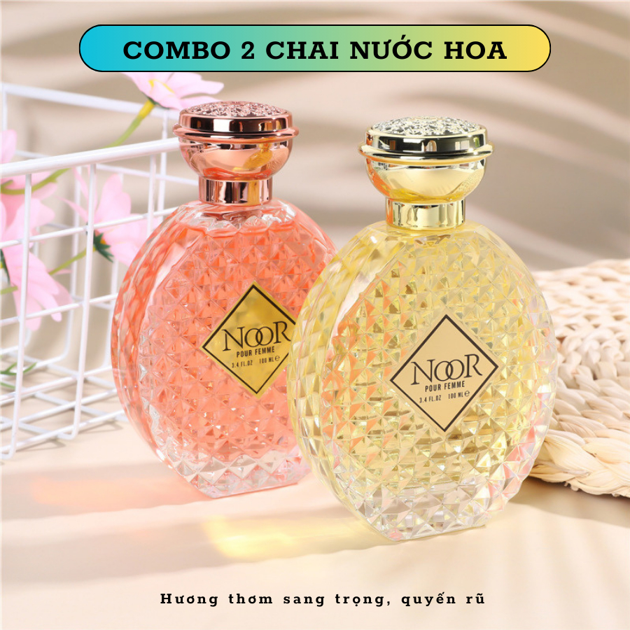 Nước hoa nữ thơm lâu NOOR 100ml ngọt ngào, quyến rũ