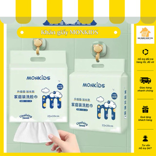 Khăn giấy MONKIDS, khăn giấy vệ sinh treo tường cao cấp Sắc Hạ