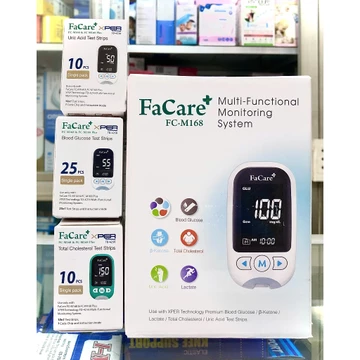 ✅ Máy đo 5 in 1 FaCare+ FC-M168 (TD-4216) Bluetooth hỗ trợ đo Cholesterol, Acid Uric, Glucose...