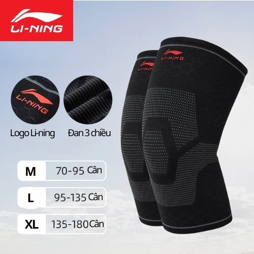 Bó gối bảo vệ xương khớp Uforu Li-ning, bó gối thể thao dệt 3D thiết kế ...