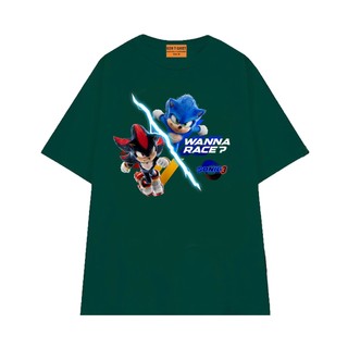 Áo Thun Local Brand NGỐ TEE Hoạt Hình Sonic Phần 3 Wanna Race Form Rộng Chất Vải Cotton Thoáng Mát