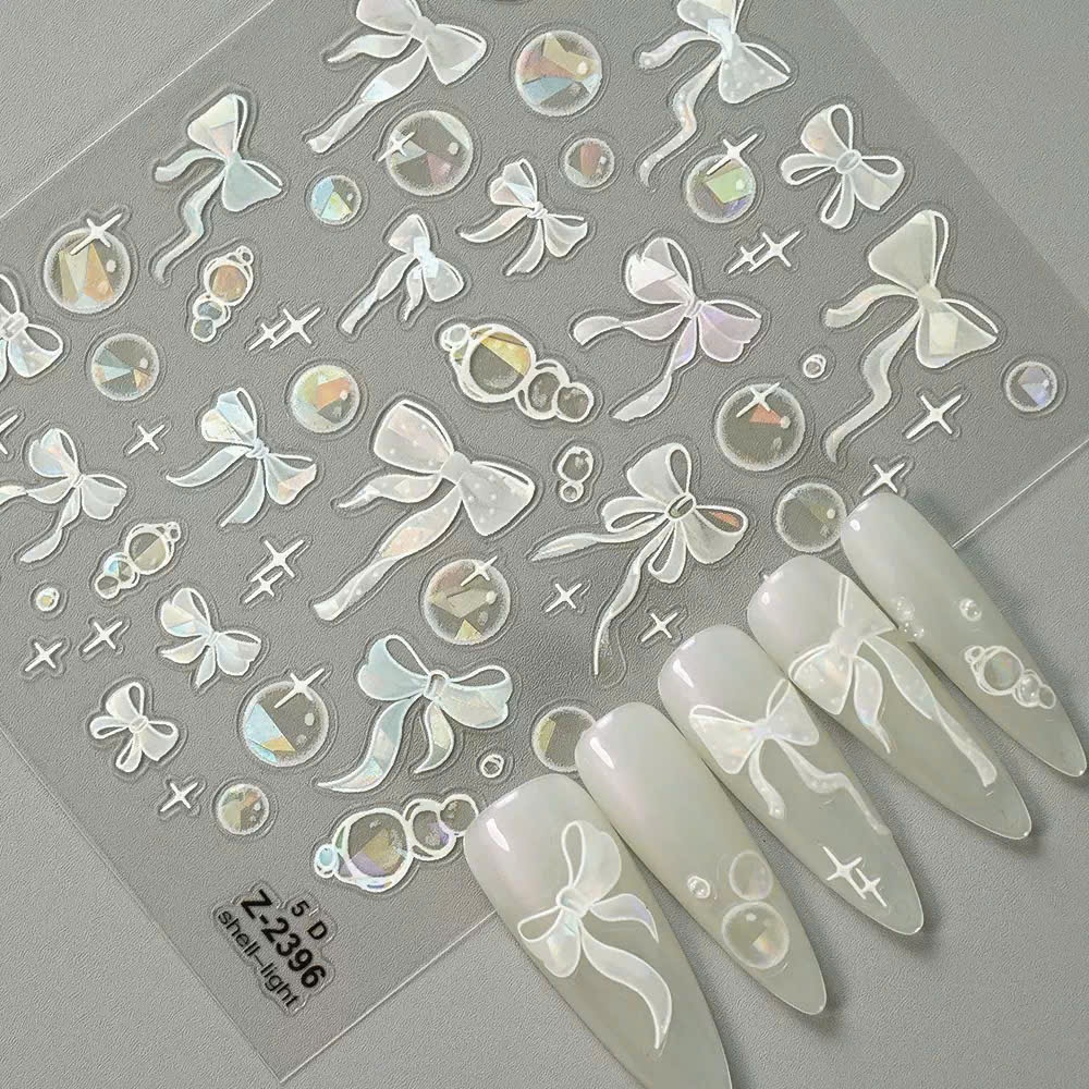 Sticker lụa siêu đẹp trang trí móng, dán móng Z