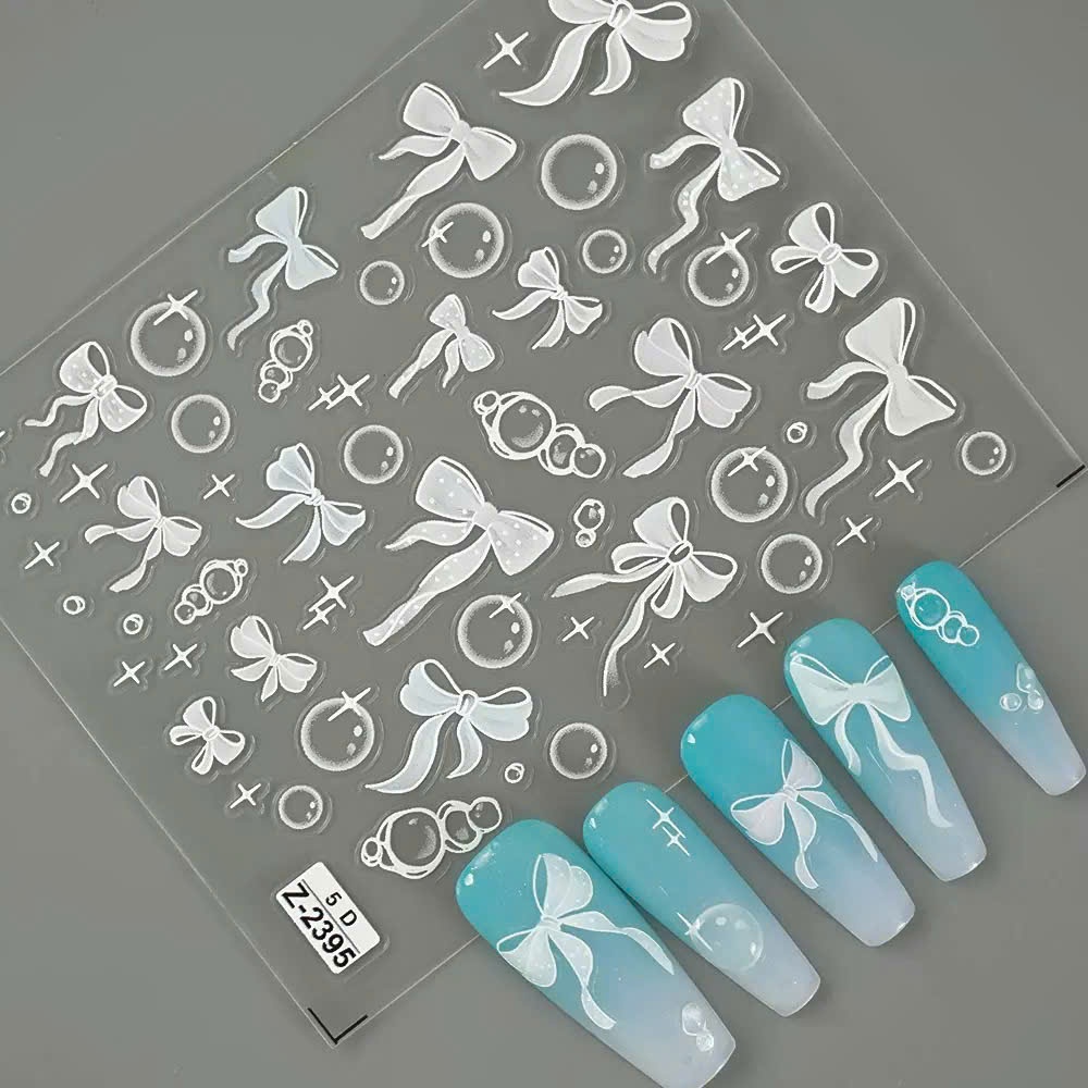 Sticker lụa siêu đẹp trang trí móng, dán móng Z