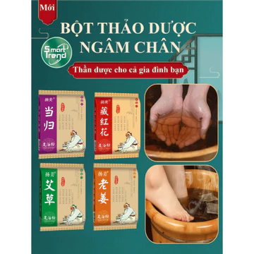 Thảo Dược Ngâm Chân Túi Lọc Đông Y - Thải Độc Giảm Đau Nhức - Tê Chân - Giảm Hôi Chân Đủ Vị Smart Trend Premium