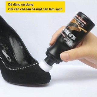 Xi đánh giày da lộn, đồ da bổ sung màu và độ bóng Vệ sinh giày da lộn, chai vệ sinh giày tiện lợi