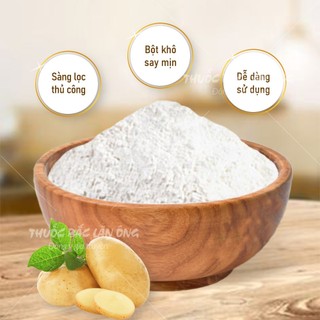 Bột khoai tây nguyên chất 100g, bột nấu ăn, làm bánh, nấu soup, đắp mặt dưỡng da