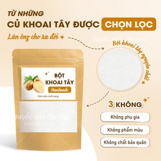 Bột khoai tây nguyên chất 100g, bột nấu ăn, làm bánh, nấu soup, đắp mặt dưỡng da