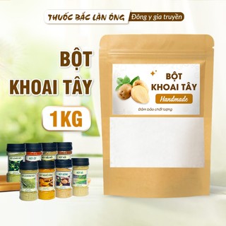 Bột khoai tây nguyên chất 1kg, bột nấu ăn, làm bánh, nấu soup, đắp mặt dưỡng da