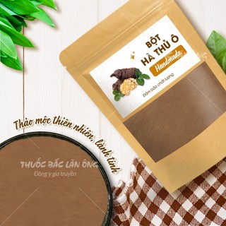 Bột hà thủ ô 100g, hà thủ ô đỏ nguyên chất, hỗ trợ cải thiện tóc bạc sớm, rụng tóc, bổ máu
