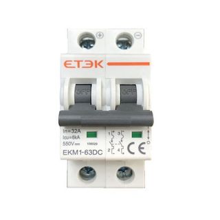 Cầu Dao CB Đóng Cắt Điện ETEK 63 DC 500V 2P 16A 20A 25A 32A 63A | PTV GROUP | Bảo Hành 6 Tháng