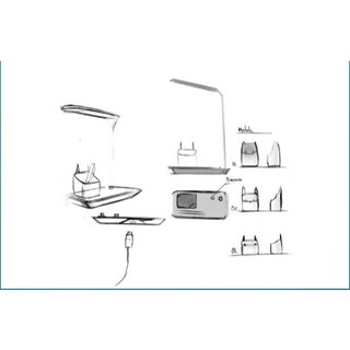 Đèn Bàn LED cảm ứng RẠNG ĐÔNG Bảo Vệ Thị Lưc Chống Cận Thị Tiết Kiệm Năng Lượng  Model: RD-RL-45 6W