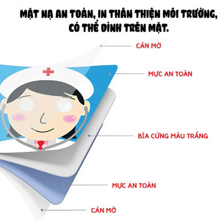 Combo 2 Bộ Thẻ Mặt Nạ Kích Thích Thị Giác - Cùng Con Chơi Trò Trốn Tìm Với 80 Thẻ Mặt Nạ Biểu Cảm Nhân Vật & Động Vật