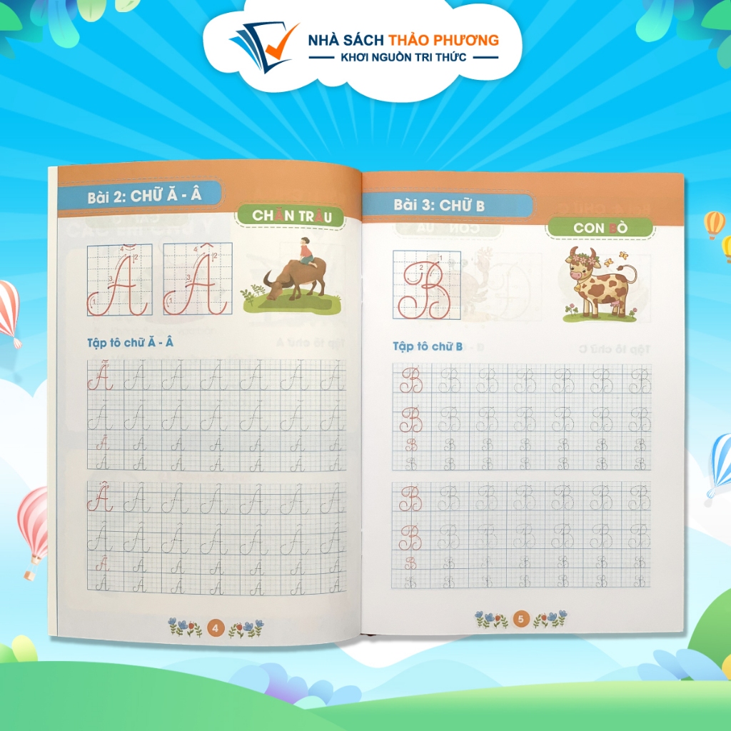 Ảnh Sách - Bộ tập tô chữ chuẩn bị cho bé chuẩn bị vào lớp 1 - Dành cho trẻ học Mẫu giáo (Lẻ cuốn) 3