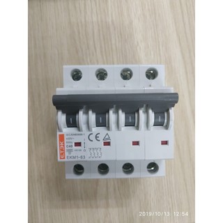 CB Aptomat 3 Pha ETEK 400VAC 40A 63A 4P | PTV GROUP | Bảo Hành 6 Tháng